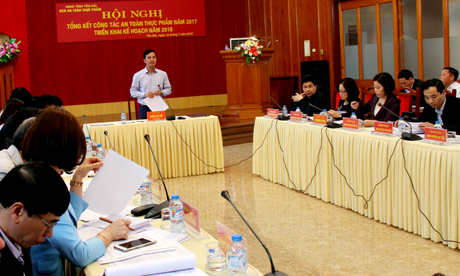 Đồng chí Dương Văn Tiến - Phó Chủ tịch UBND tỉnh phát biểu chỉ đạo tại Hội nghị